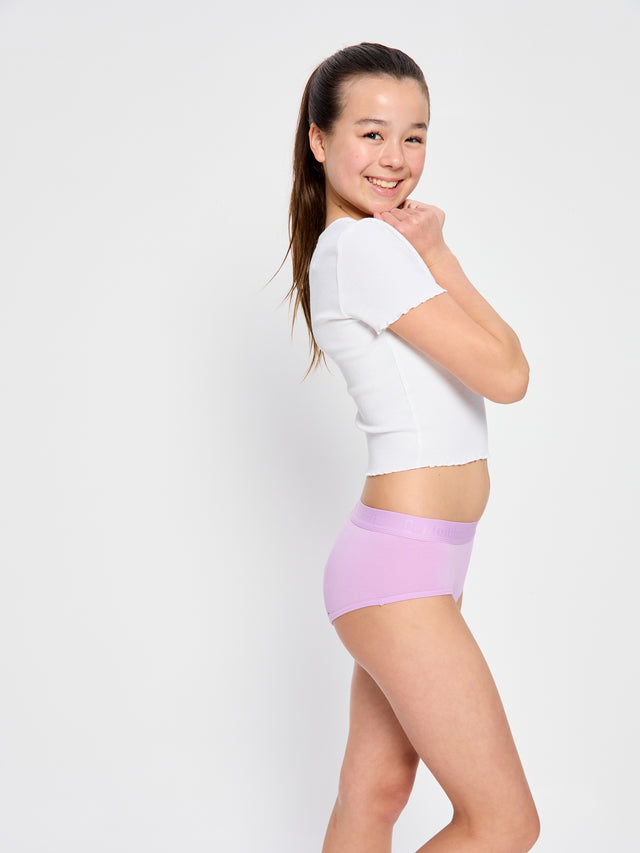 Teen Hipster Boyleg 3 Pack Violet