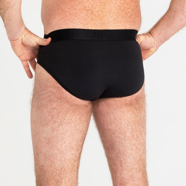 Mens Brief Moderate Black