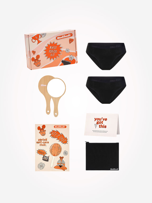 My First Period Kit 1 Pack Moderate Black