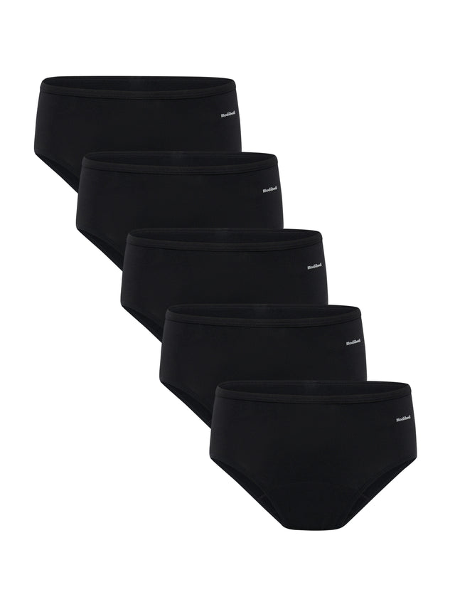 Basic Mid-Rise Brief Moderate 5 Pack