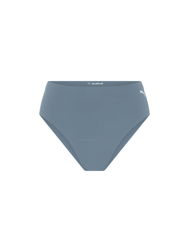 Puma X Modibodi Seamfree Active Bikini Moderate Native Blue
