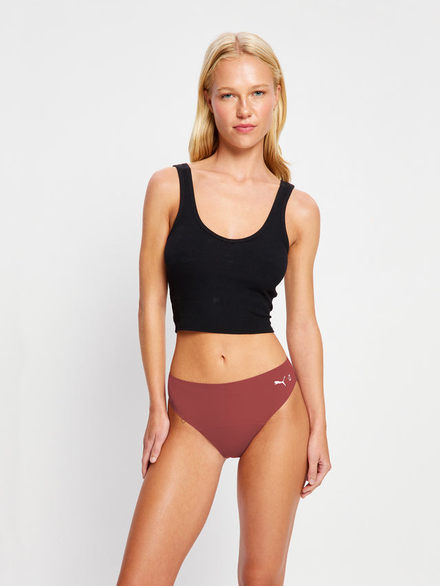 Puma X Modibodi Seamfree Active Bikini Moderate Plum Purple