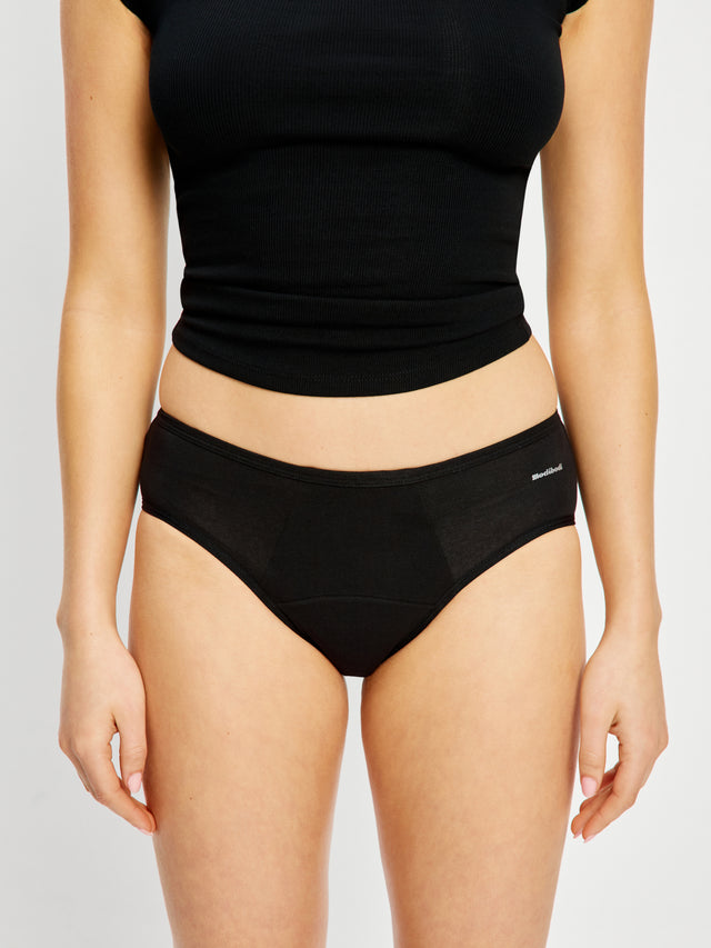 Basic Mid-Rise Brief Super Black