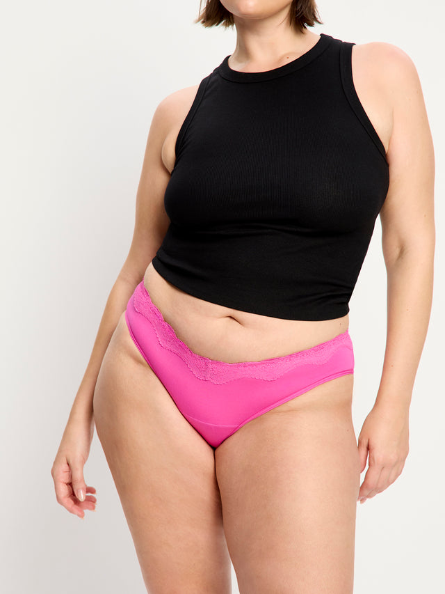 Cassia V Cheeky Brief Light Electric Fuchsia