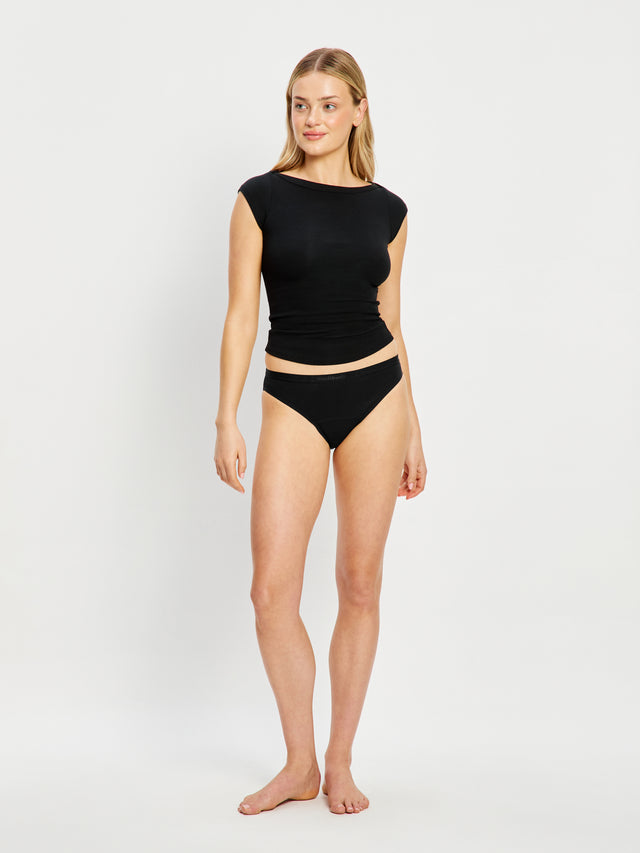Classic Bikini Moderate Black