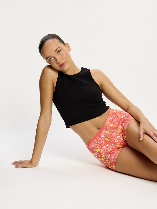 SmileyWorld® | Modibodi Classic Boyshort Light Boho Coral