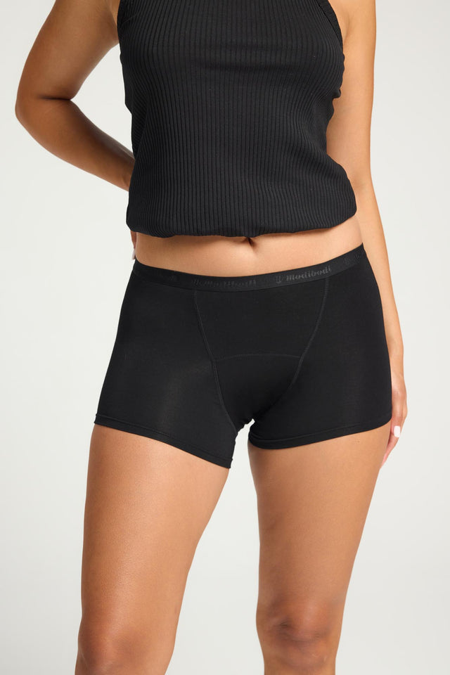 Classic Boyshort Moderate Black