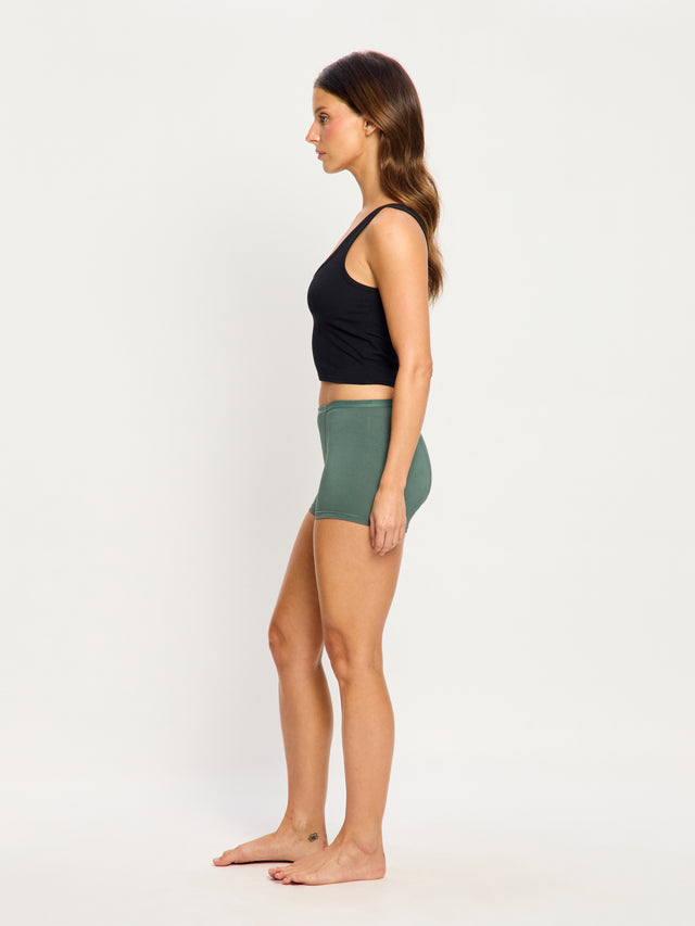 Classic Boyshort Super Nocturnal Green