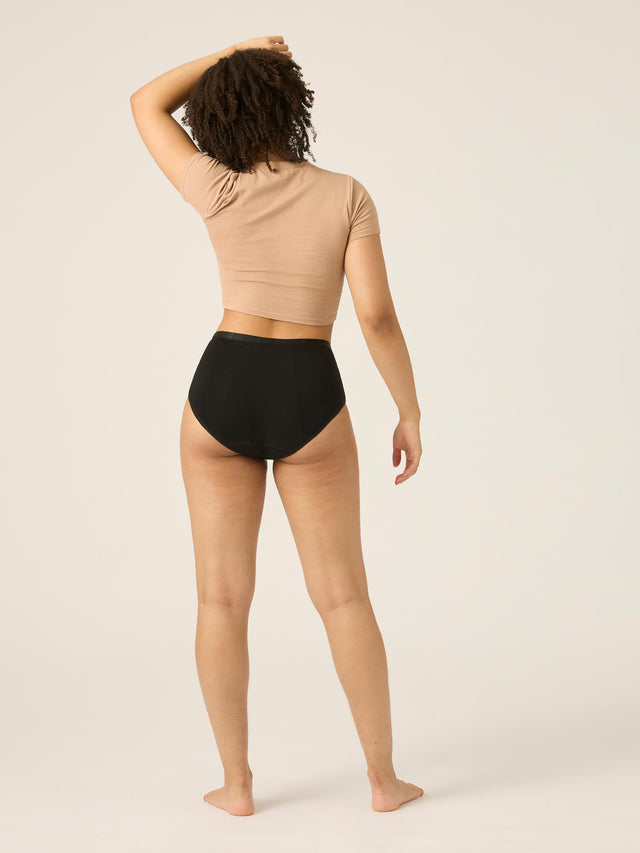 Classic Full Brief Heavy-Overnight Black