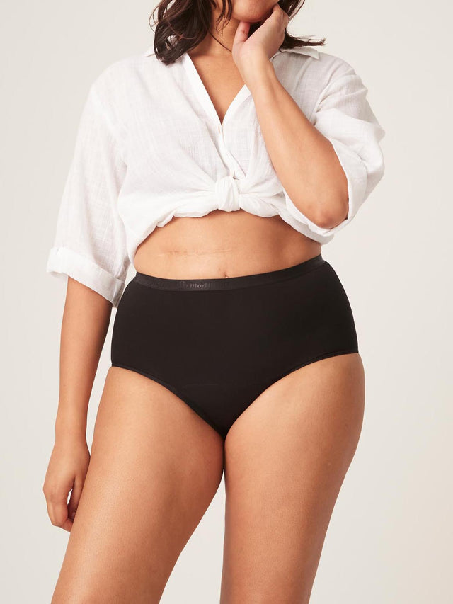 Classic Full Brief Heavy-Overnight Black