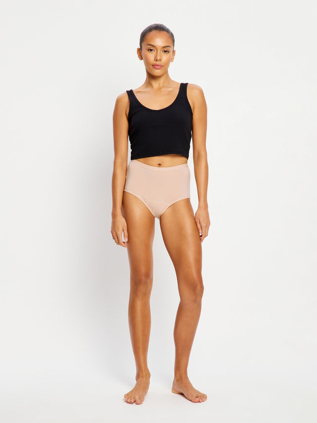 Classic Full Brief 5 Pack Cashew