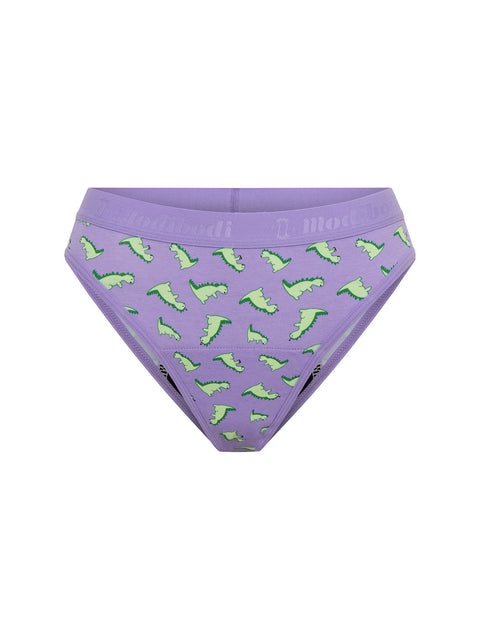 Modibodi Teen Hipster Bikini Moderate-Heavy - Dinomite|ModelName: Melissa Y14-16