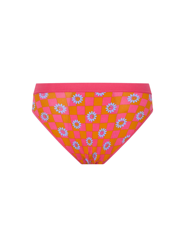 SmileyWorld® | Modibodi Teen Hipster Bikini Super Flower Checkerboard