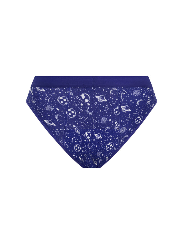 Teen Hipster Bikini Moderate Galactic Blue