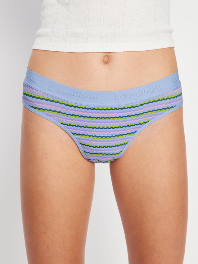 Teen Hipster Bikini Super Grapefruit Stripe