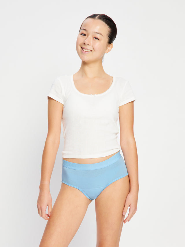 Teen Hipster Boyleg Moderate Berry Blue Sorbet