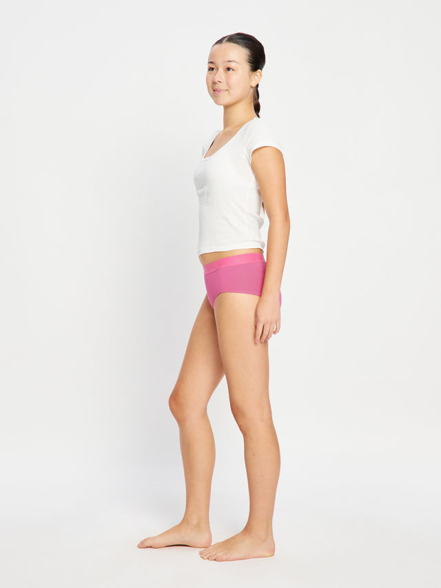 Teen Hipster Boyleg Moderate Watermelon Pink Sorbet