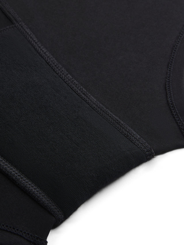 Teen Hipster Boyshort Moderate Black