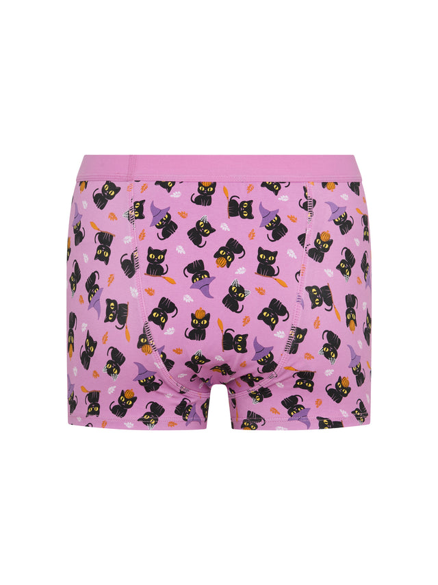 Teen Hipster Boyshort Super Witchy Whiskers Pink