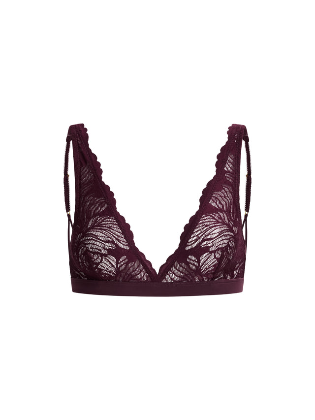 Plum Perfection Bralette & Hi Waist Brief Set