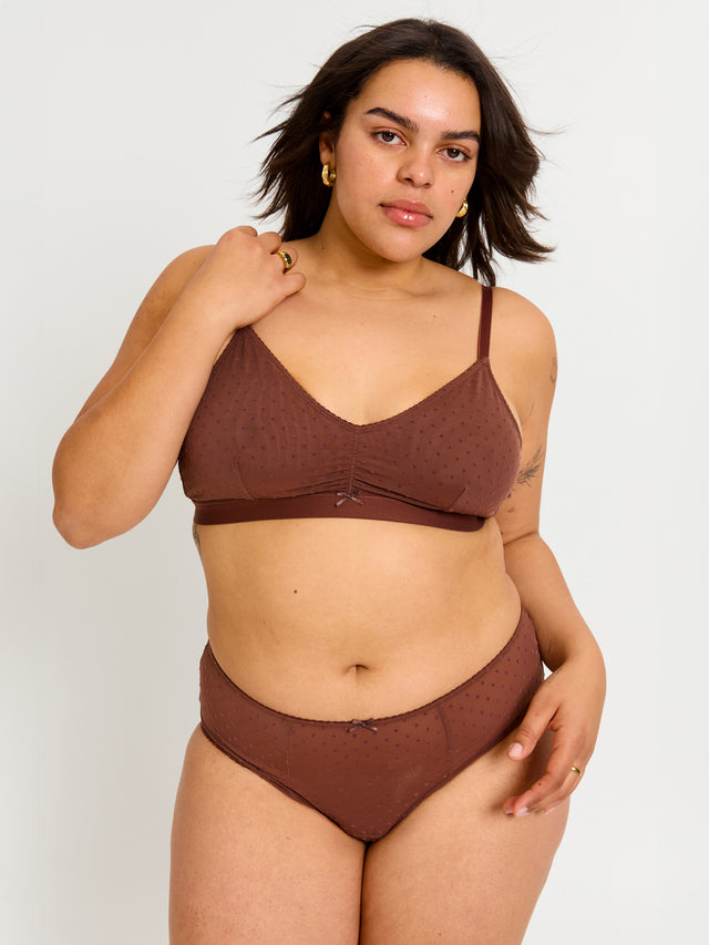 Boudoir Bralette Espresso