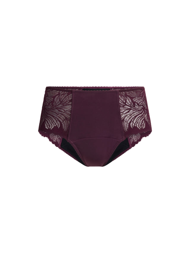 Plum Perfection Bralette & Hi Waist Brief Set