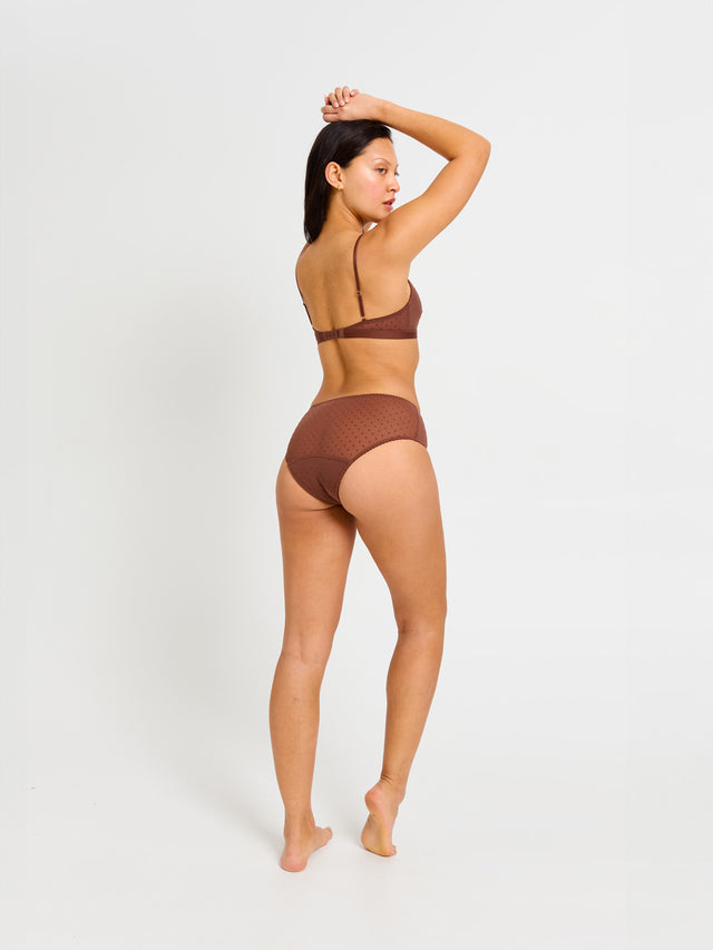 Boudoir Hi Waist Brief Moderate Espresso