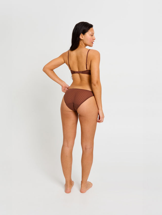 Boudoir Tanga Brief Light Espresso