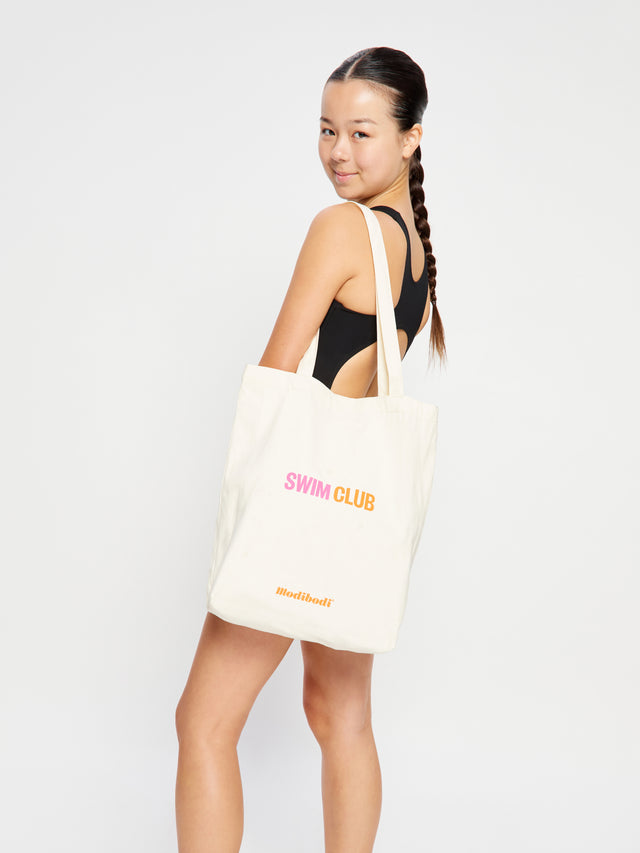 Swim Club Tote Bag Natural