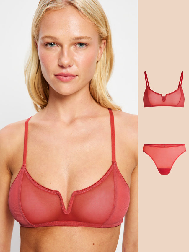 Barely There Bralette & Thong Set