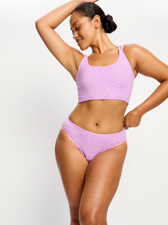 SmileyWorld® | Modibodi X Back Tank & Cheeky Brief Set