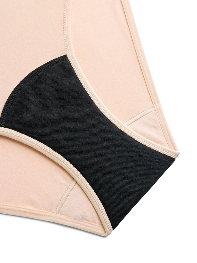 Sensual Hi Waist Bikini Light Cashew