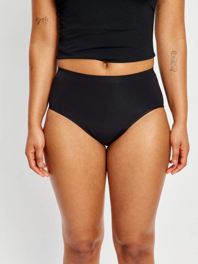 Seamfree Full Brief Moderate Black