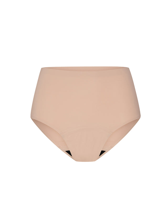 Seamfree Full Brief Moderate Cashew