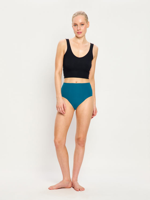 Seamfree Full Brief Super Lagoon Blue