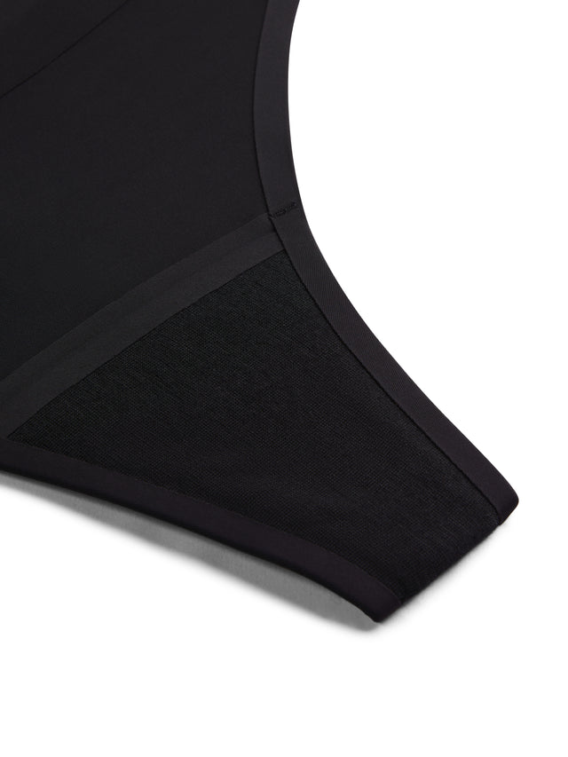 Seamfree Thong Light Black