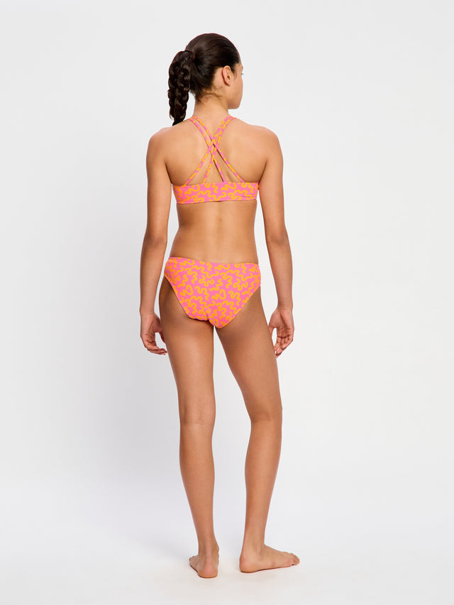 Teen Swimwear Bikini Brief Light Wavy Pink