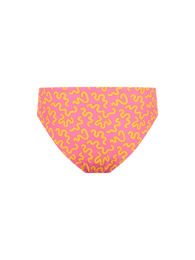 Teen Swimwear Cross Back Crop Top & Bikini Brief Set
