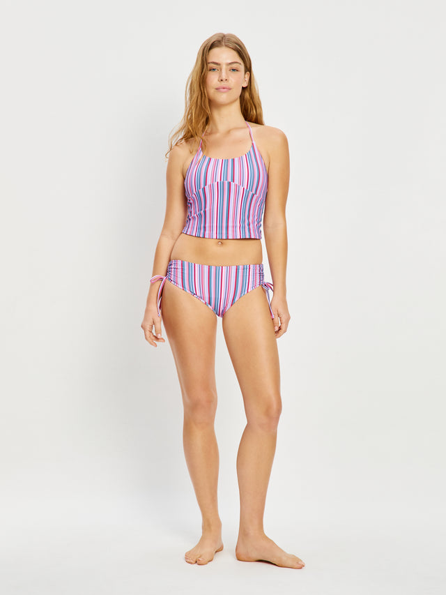 Teen Swimwear Boyleg Super Violet Rose Stripe
