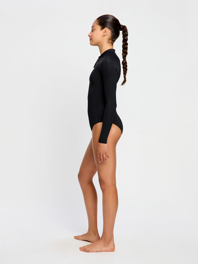 Teen Swimwear Paddlesuit Light Black