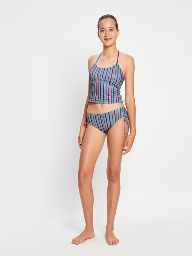 Teen Swimwear Halter Top Watermelon Stripe