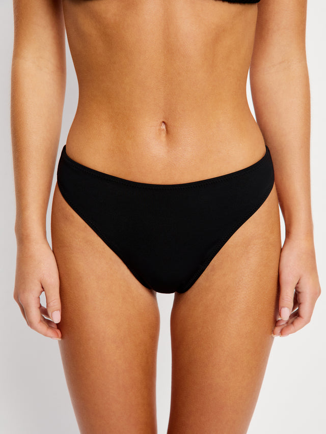 Swimwear Triangle Bikini Top Black