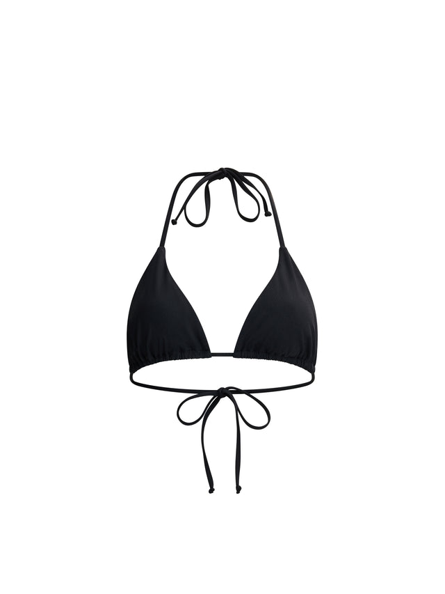 Swimwear Triangle Bikini Top Black