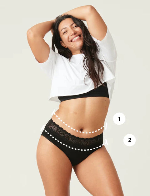 Women Underware Waist and Hip Size Guide